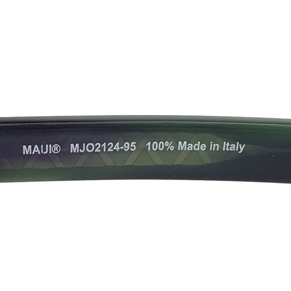 Maui Jim Eyeglasses Frames MJO2124-95 Blue Green Beige Horn Rectangle 56-19-150